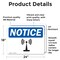 Signmission Symbol Only - Radio Frequency Hazard OSHA Notice Sign, Vinyl Decal, 24in W x 18in L, 2PK OS-2PACK-NS-D-1824-L-16642 - alternate 2